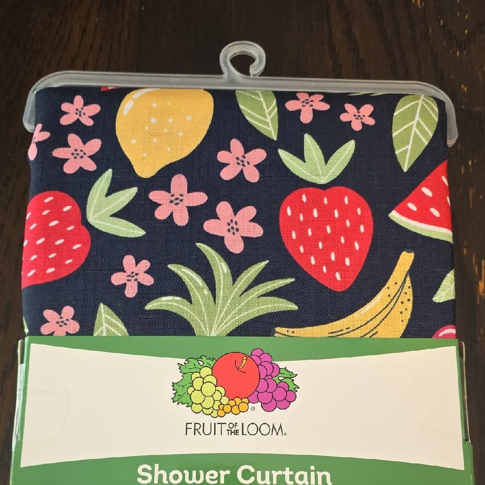 Fruit of the Loom Vibrant Fruit Shower Curtain